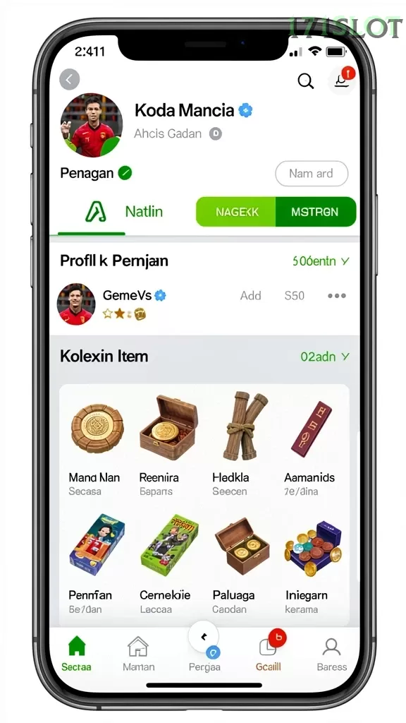 Cuplikan layar YOWESTOGEL — menu navigasi